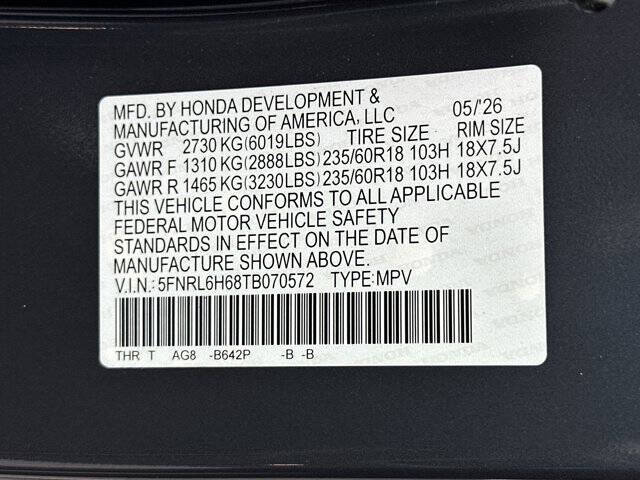 2026 Honda Odyssey EX-L