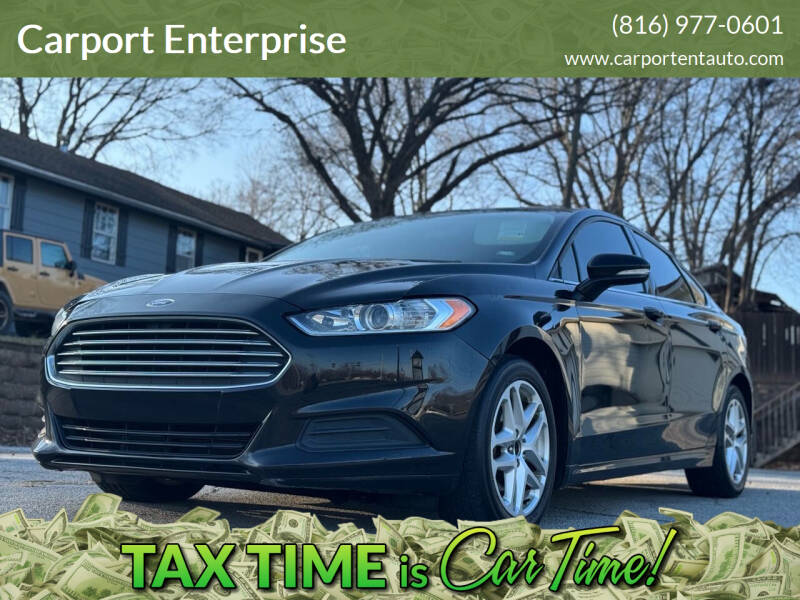 2016 Ford Fusion for sale at Carport Enterprise in Kansas City MO