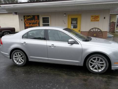 2010 Ford Fusion for sale at JIM'S COUNTRY MOTORS in Corry PA