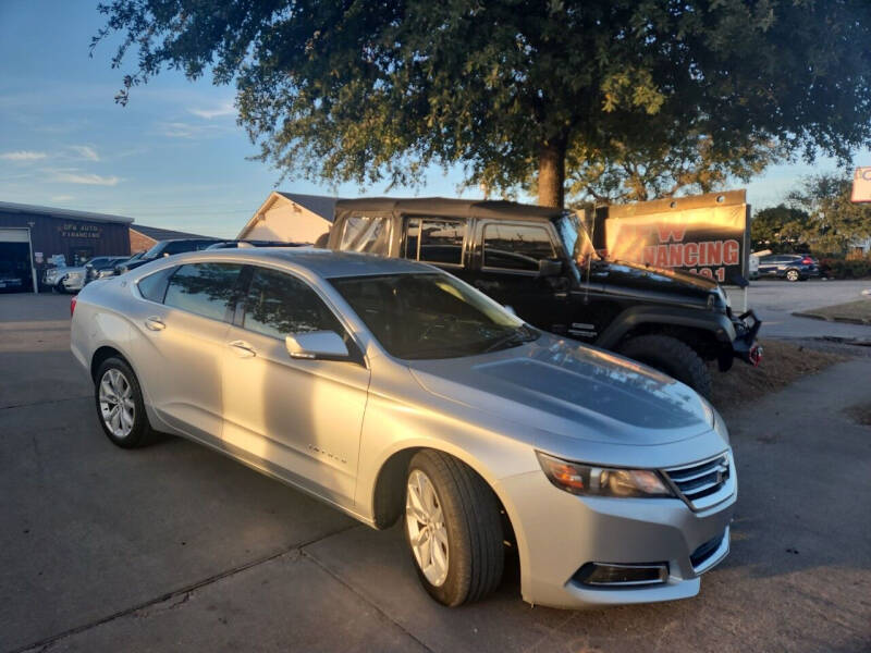 Used 2017 Chevrolet Impala 1LT with VIN 1G1105S39HU152056 for sale in Dallas, TX