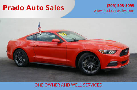 2016 Ford Mustang for sale at Prado Auto Sales in Miami FL