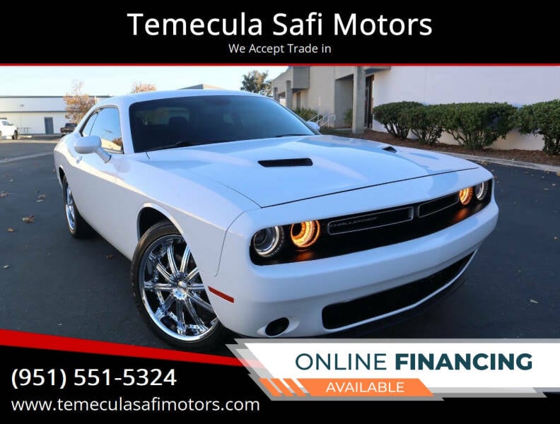 2021 Dodge Challenger for sale at Temecula Safi Motors in Temecula CA