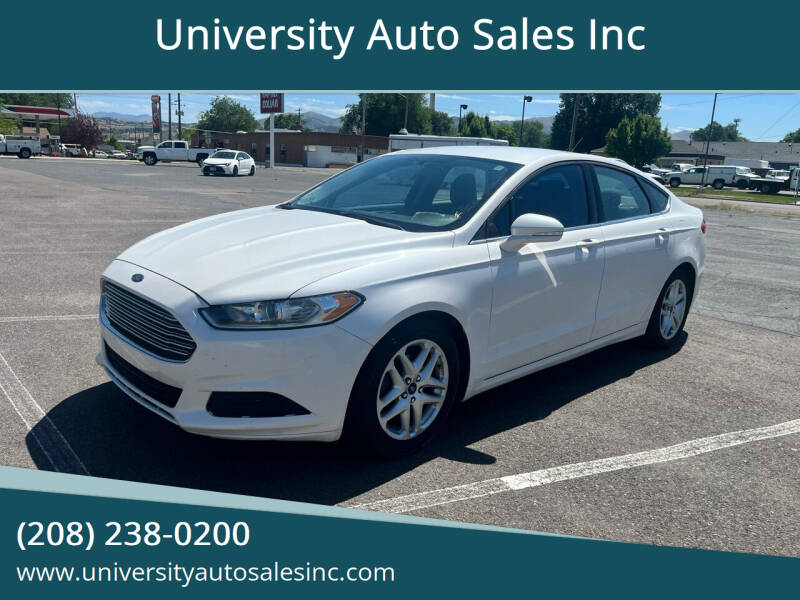 2015 Ford Fusion for sale at University Auto Sales Inc in Pocatello ID