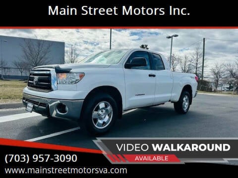 2013 Toyota Tundra for sale at Main Street Motors Inc. in Chantilly VA