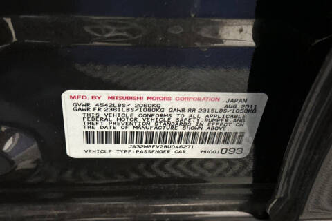 2011 Mitsubishi Lancer Evolution GSR