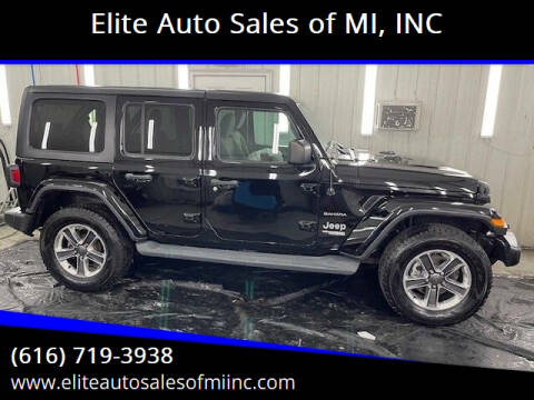 2018 Jeep Wrangler Unlimited for sale at Elite Auto Sales of MI, INC in Grand Rapids MI