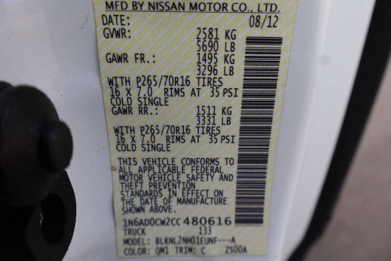 2012 Nissan Frontier