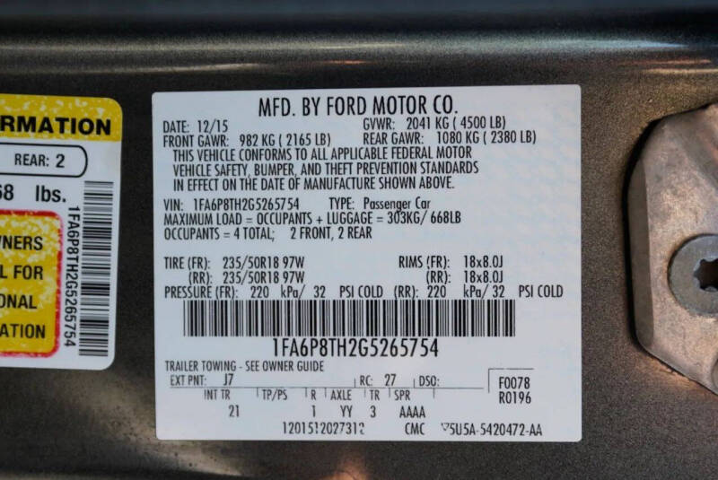 2016 Ford Mustang
