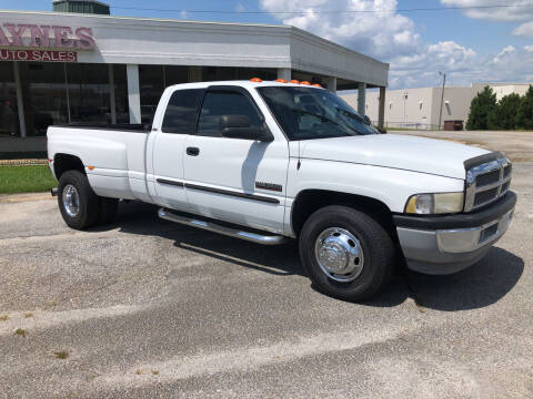 2001 Dodge Ram Pickup 3500 for sale at Haynes Auto Sales Inc in Anderson SC