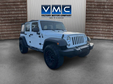 2016 Jeep Wrangler Unlimited for sale at Victory Motor Company in Conroe TX