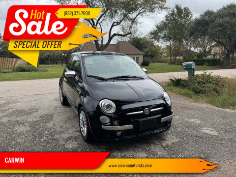 2014 FIAT 500 for sale at CARWIN in Katy TX