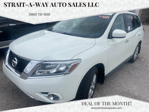 2016 Nissan Pathfinder for sale at Strait-A-Way Auto Sales LLC in Gaylord MI