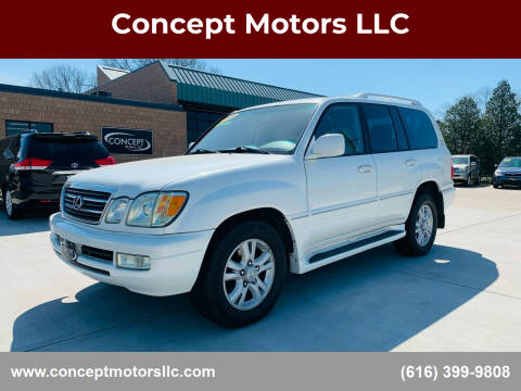 2004 Lexus LX 470 for sale at Concept Motors LLC in Holland MI