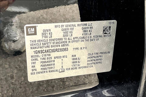 2016 Chevrolet Tahoe LS