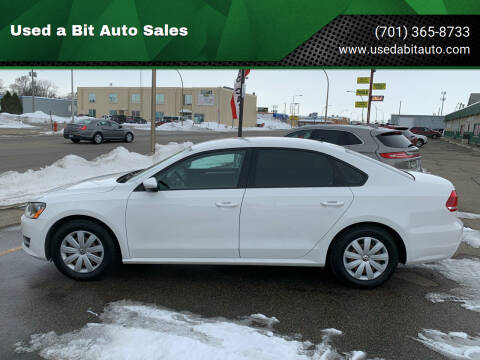 2012 Volkswagen Passat for sale at Used a Bit Auto Sales in Fargo ND