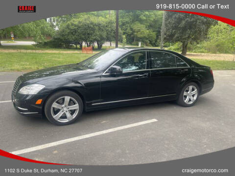 2010 Mercedes-Benz S-Class for sale at CRAIGE MOTOR CO in Durham NC