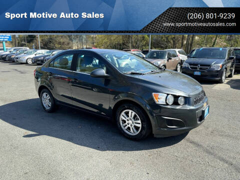 2015 Chevrolet Sonic for sale at Sport Motive Auto Sales in Seattle WA