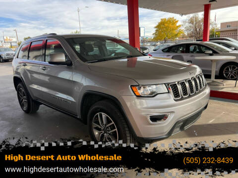 2019 Jeep Grand Cherokee for sale at High Desert Auto Wholesale in Albuquerque NM