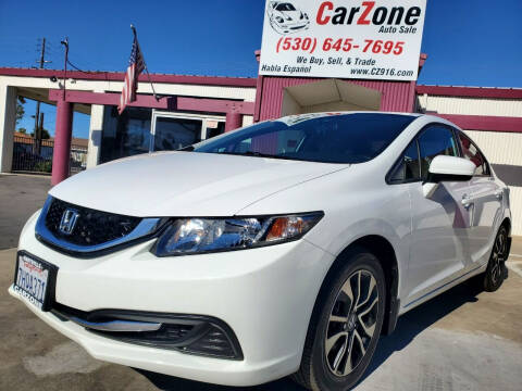 2015 Honda Civic for sale at CarZone in Marysville CA