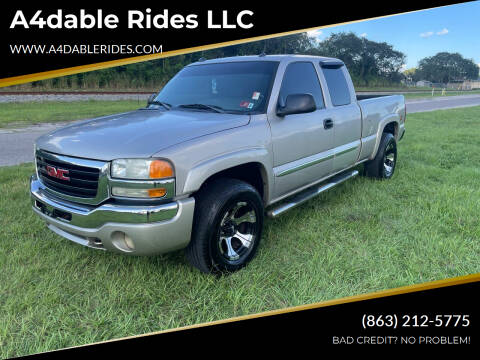 2005 GMC Sierra 1500 for sale at A4dable Rides LLC in Haines City FL