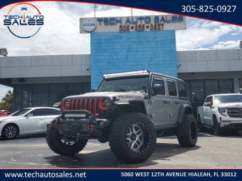 2018 Jeep Wrangler Unlimited for sale at Tech Auto Sales in Hialeah FL