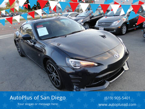 2017 Toyota 86 for sale at AutoPlus of San Diego in Spring Valley CA