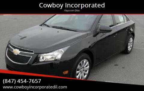 2011 Chevrolet Cruze for sale at Cowboy Incorporated in Waukegan IL