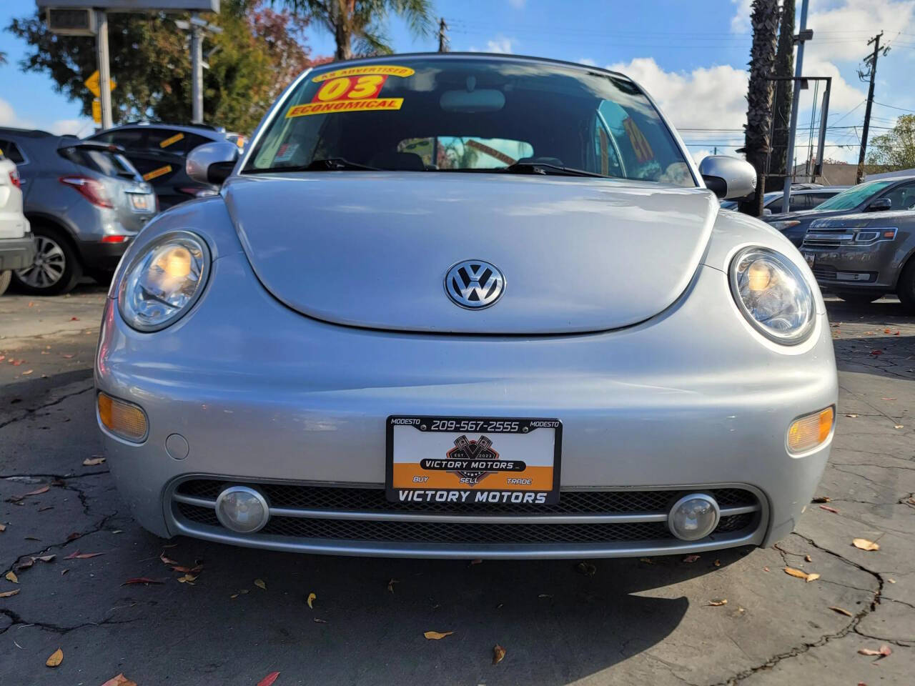 2003 Volkswagen New Beetle Convertible for sale at Victory Motors Inc in Modesto, CA