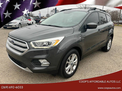 2019 Ford Escape for sale at COOP'S AFFORDABLE AUTOS LLC in Otsego MI