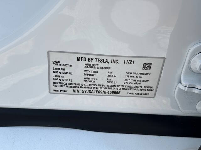2022 Tesla Model S 30