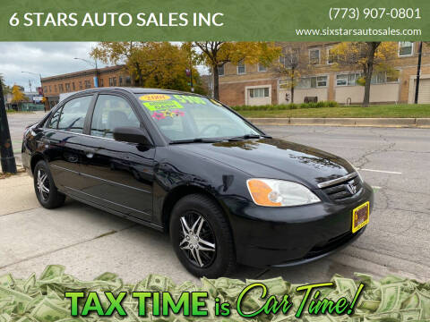 2001 Honda Civic for sale at 6 STARS AUTO SALES INC in Chicago IL