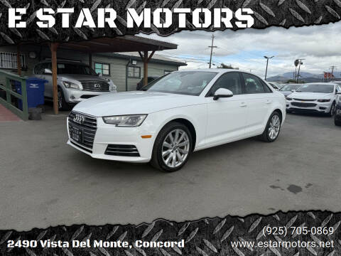 2017 Audi A4 for sale at E STAR MOTORS in Concord CA