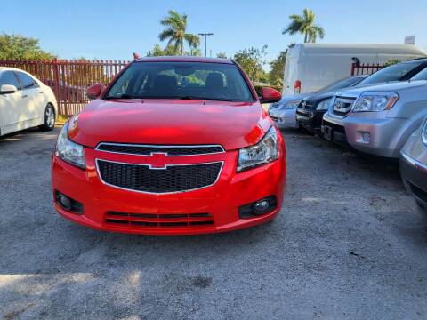 2014 Chevrolet Cruze for sale at 1st Klass Auto Sales in Hollywood FL