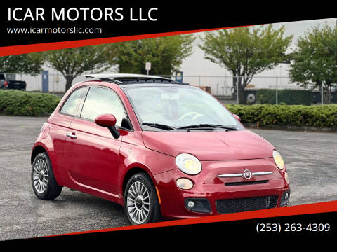 2013 FIAT 500 for sale at ICAR MOTORS LLC in Auburn WA