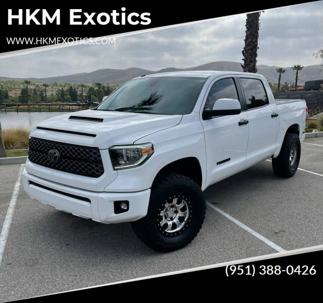 2018 Toyota Tundra for sale at HKM Exotics in Corona CA