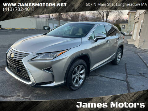 2019 Lexus RX 350 for sale at James Motors Inc. in East Longmeadow MA