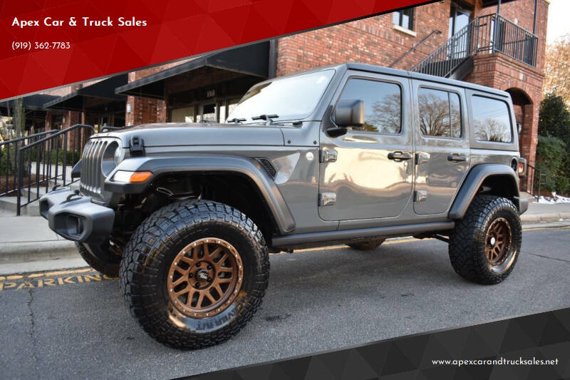 2019 Jeep Wrangler Unlimited for sale at Apex Car & Truck Sales in Apex NC