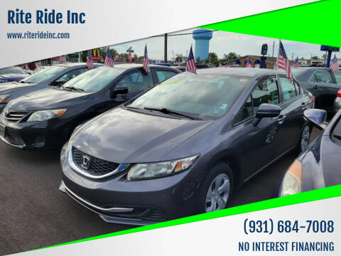 2014 Honda Civic for sale at Rite Ride Inc 2 in Shelbyville TN