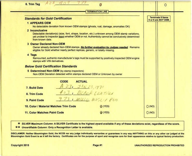 1971 Chevrolet Corvette