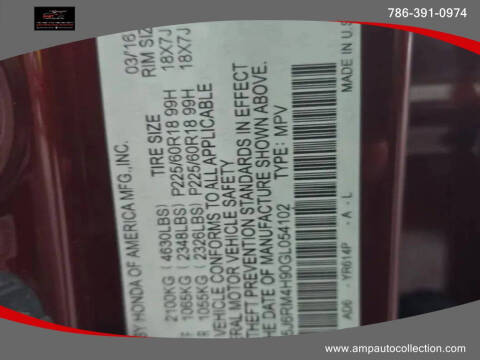 2016 Honda CR-V Touring