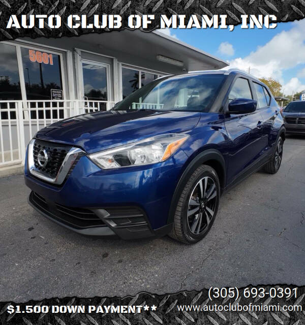 2020 Nissan Kicks for sale at AUTO CLUB OF MIAMI, INC in Miami FL