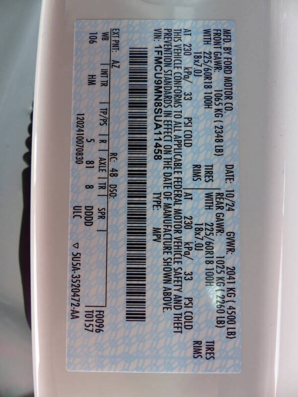 2025 Ford Escape ST-Line