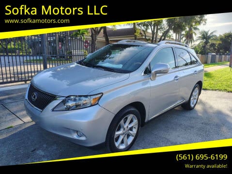 2011 Lexus RX 350 for sale at Sofka Motors LLC in Pompano Beach FL