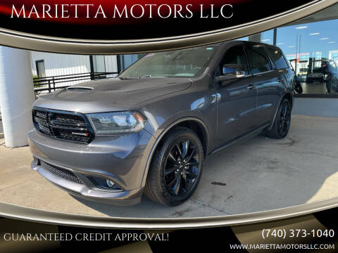 2018 Dodge Durango for sale at MARIETTA MOTORS LLC in Marietta OH