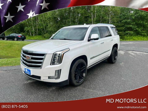 2016 Cadillac Escalade for sale at MD Motors LLC in Williston VT