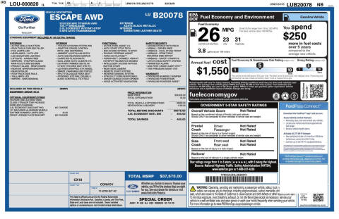 2020 Ford Escape Titanium