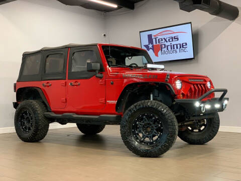 2009 Jeep Wrangler Unlimited for sale at Texas Prime Motors in Houston TX