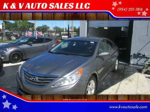 2013 Hyundai Sonata for sale at K & V AUTO SALES LLC in Hollywood FL