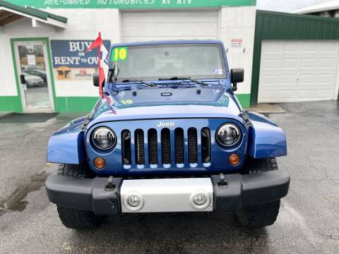 2010 Jeep Wrangler Unlimited for sale at Mark Bates Pre-Owned Autos in Huntington WV