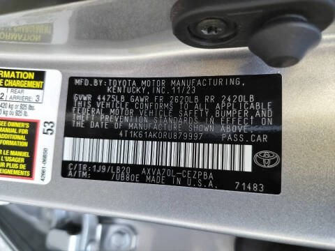 2024 Toyota Camry XSE